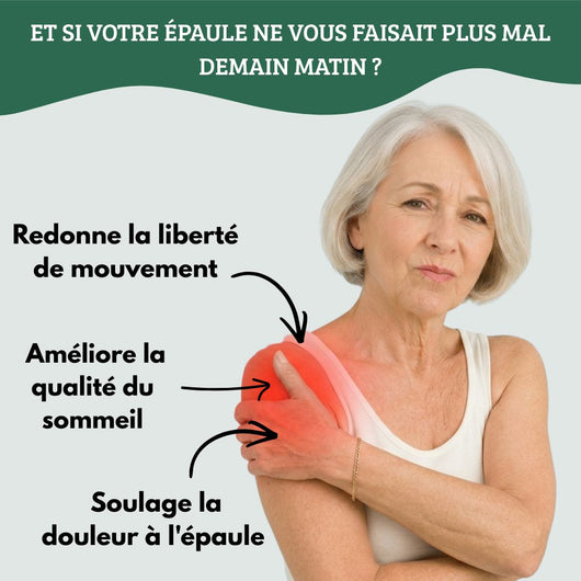 Enoxa™ Triple Action — Masseur d'épaule chauffant